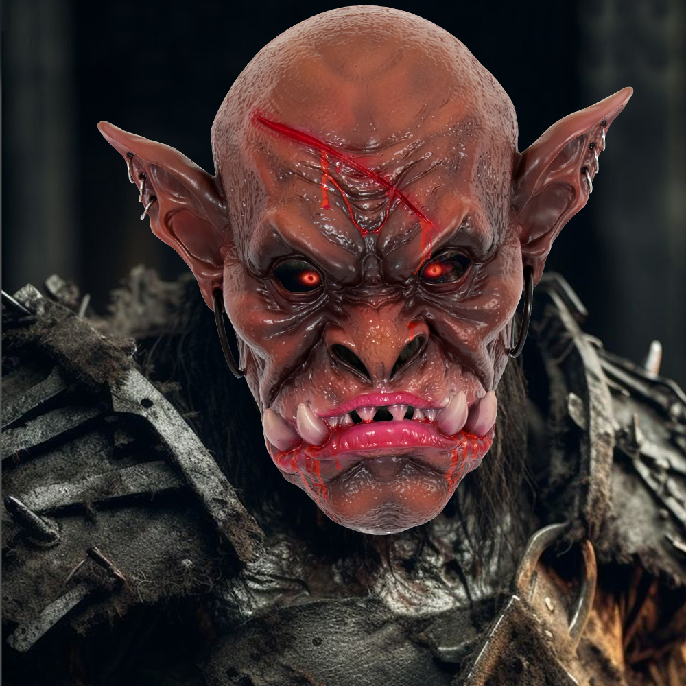 New Halloween horror headgear, party comic exhibition COSPLAY, game World of Warcraft, ghost mask, makeup and costume