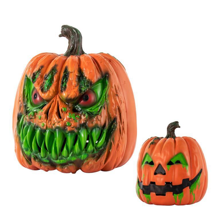 Halloween pumpkin ghost face decorative item, pumpkin head cover costume prop, cosplay decoration