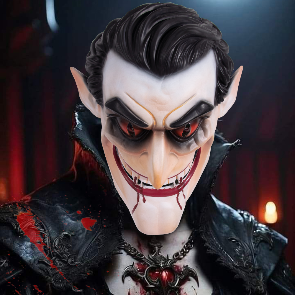 Halloween Horror Elf Hotel Vampire Dracula Headgear Stage Performance Comic Exhibition Cosplay Headgear mask