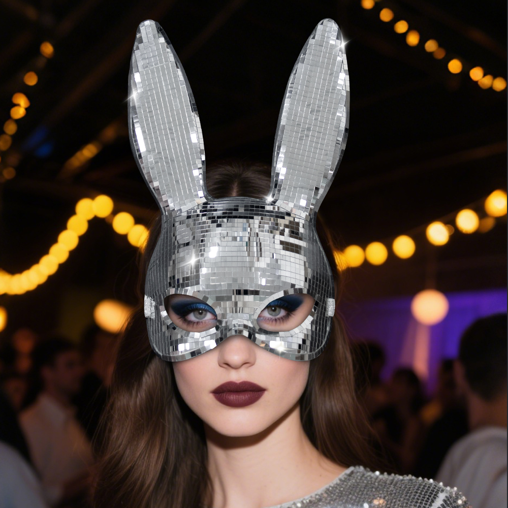 Adult long-eared sexy rabbit mask role-playing mask rabbit ear mask party cosplay