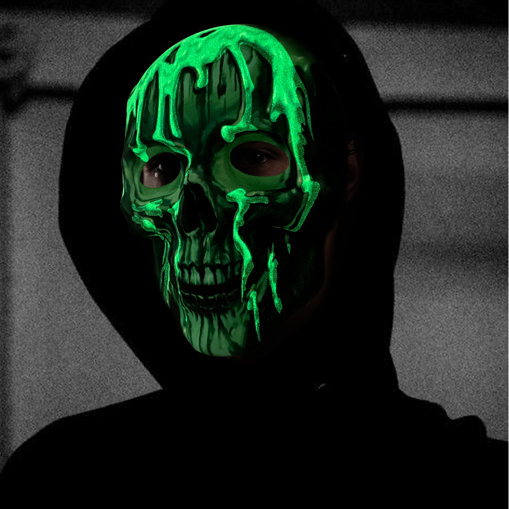Halloween Horror Night Light Skull Mask Dance Party Moonlight Palpitations Headgear European and American style