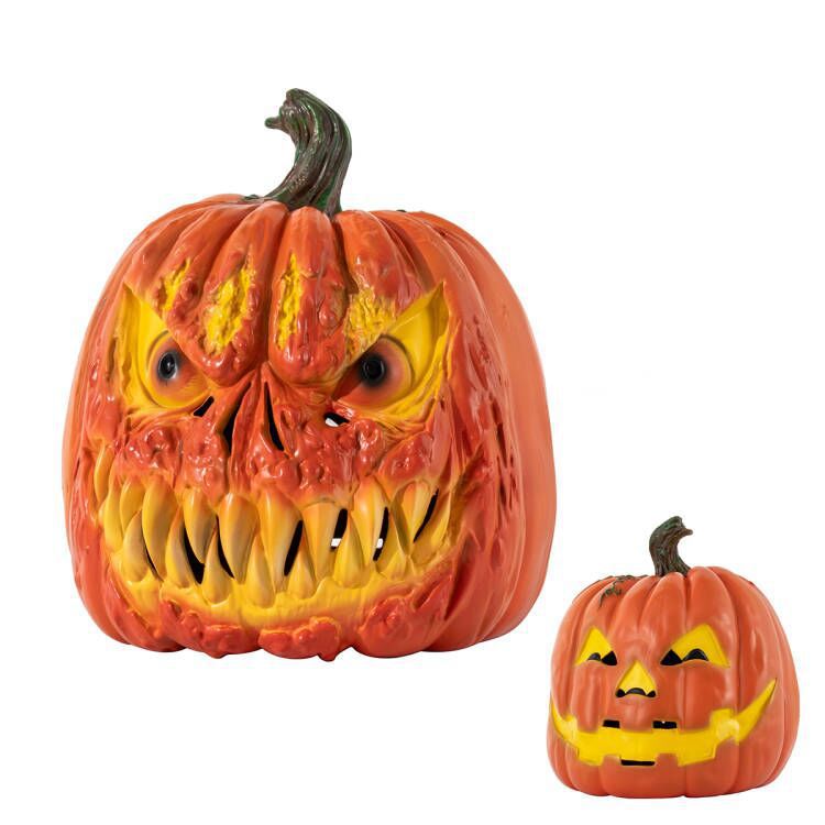 Halloween pumpkin ghost face decorative item, pumpkin head cover costume prop, cosplay decoration