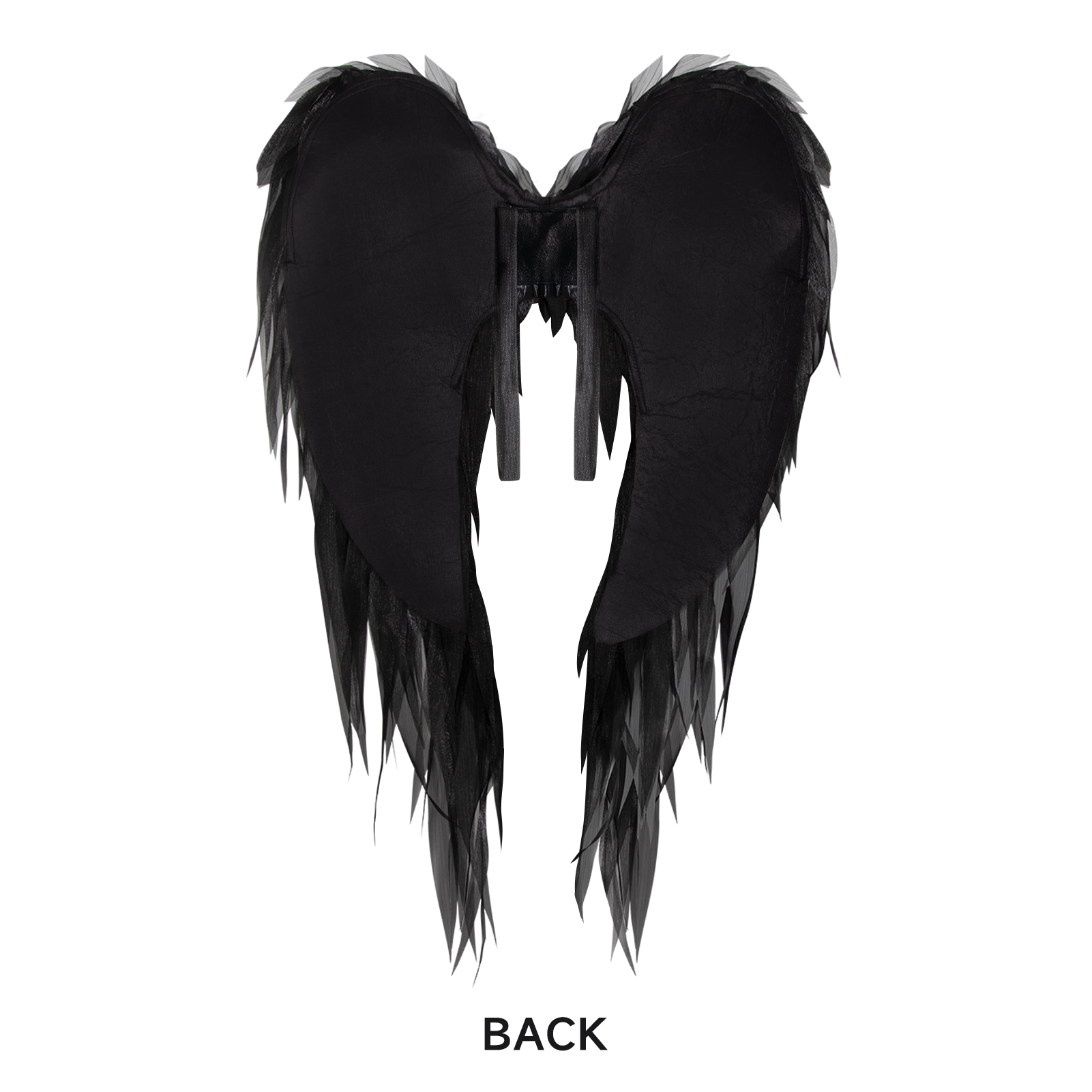 Black and white organza angel wings realistic cosplay angel festival party ball costume props，suits，110CM