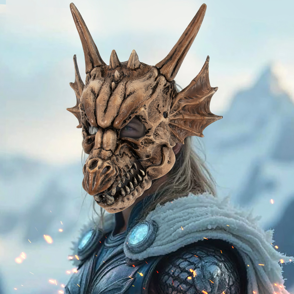 Halloween Adult dragon mask Cosplay party costume props