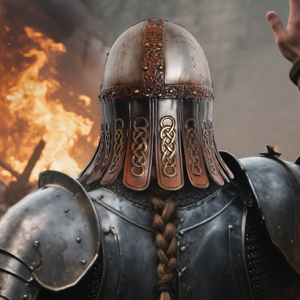 Halloween Medieval helmet, Ancient Roman Spartan battle, gladiatorial warrior helmet, medieval online game COS
