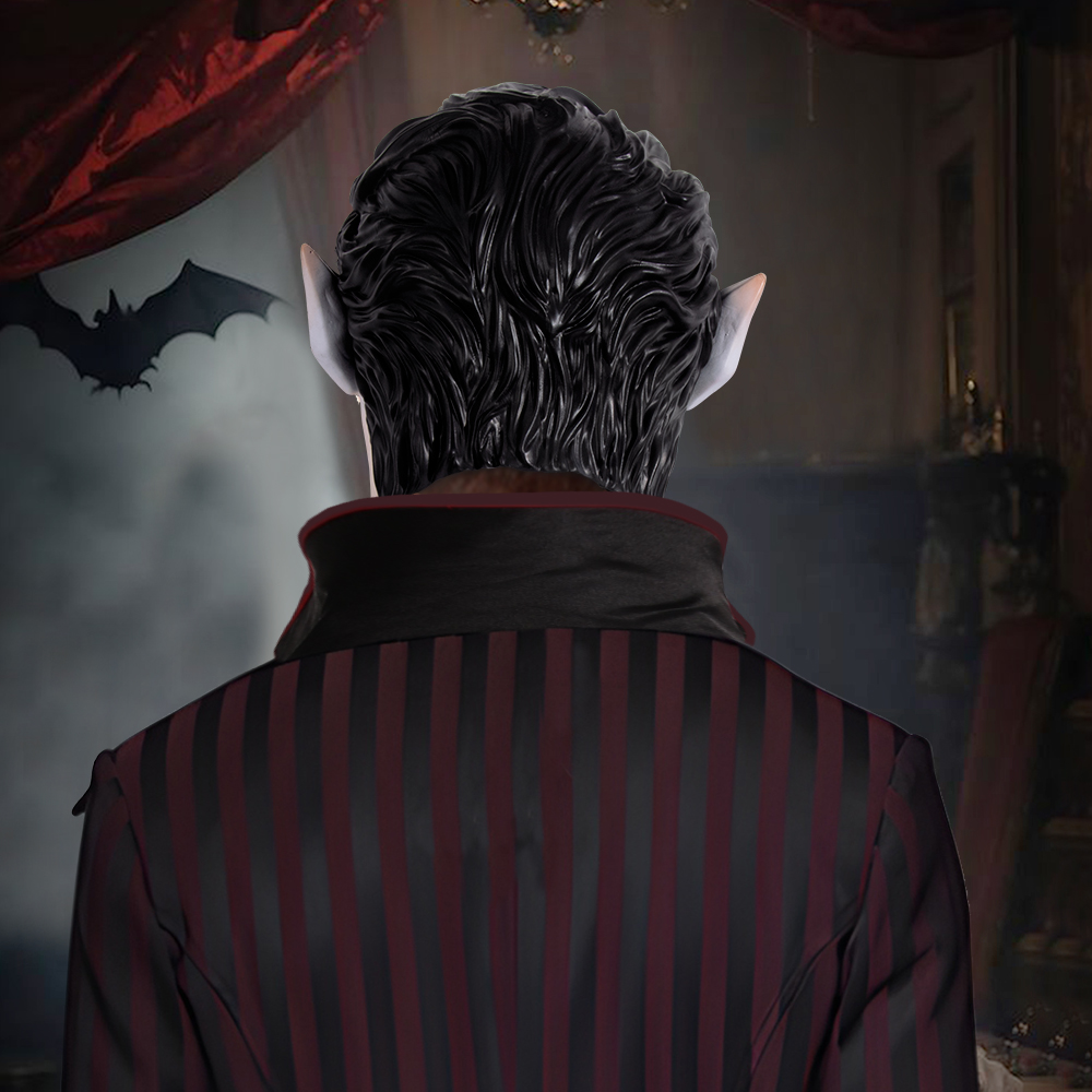 Halloween Horror Elf Hotel Vampire Dracula Headgear Stage Performance Comic Exhibition Cosplay Headgear mask