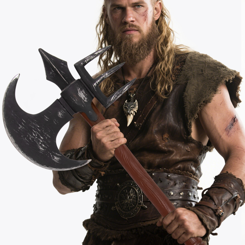 Halloween new RP foam simulation weapon Viking Pirate axe COSPLAY prop