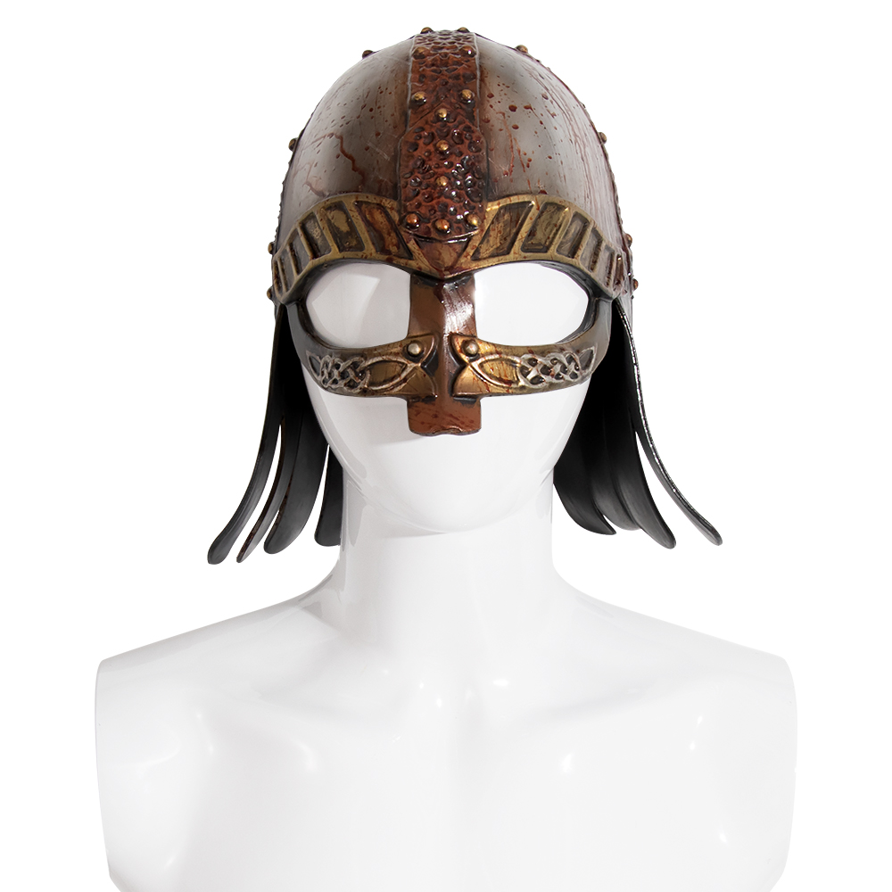 Halloween Medieval helmet, Ancient Roman Spartan battle, gladiatorial warrior helmet, medieval online game COS