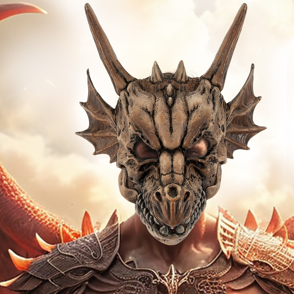 Halloween Adult dragon mask Cosplay party costume props