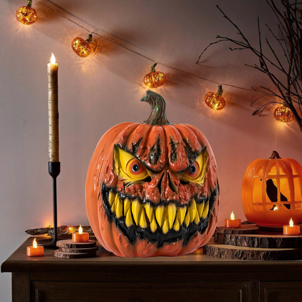 Halloween pumpkin ghost face decorative item, pumpkin head cover costume prop, cosplay decoration