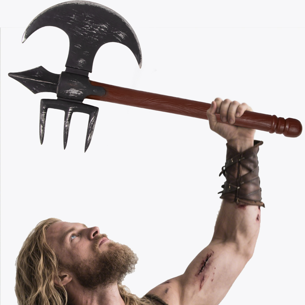 Halloween new RP foam simulation weapon Viking Pirate axe COSPLAY prop