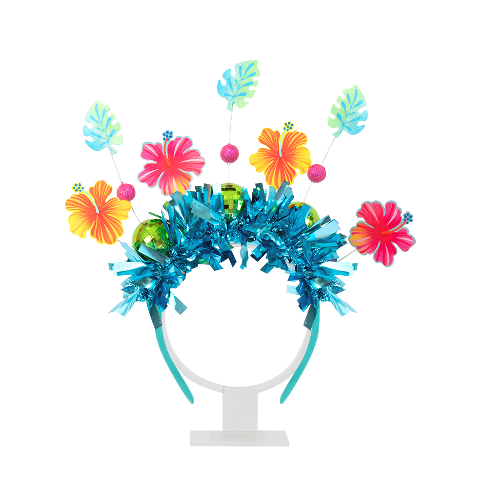 New Hawaiian festival-themed party beach dance headbands, floral hair accessories and dressing props