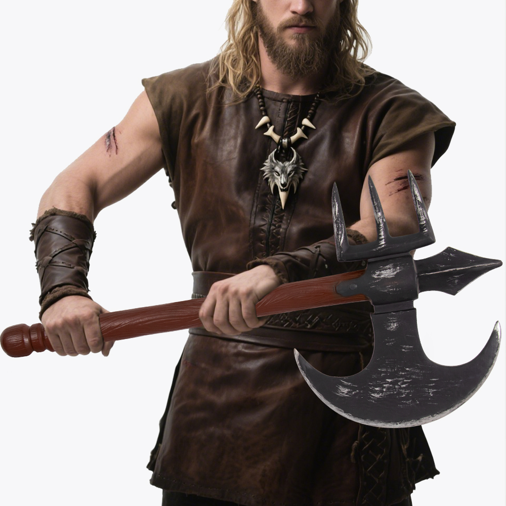 Halloween new RP foam simulation weapon Viking Pirate axe COSPLAY prop