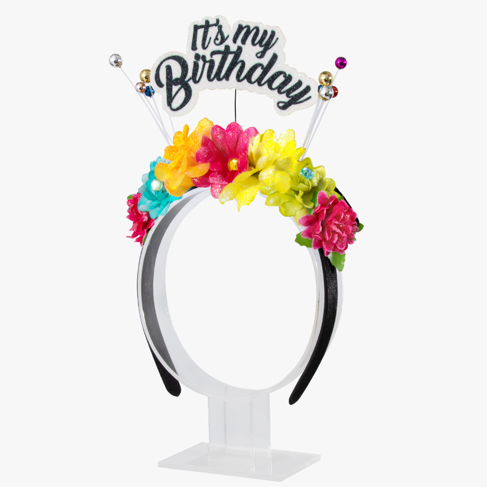 New high-quality dressing props, small beads, colorful flowers, birthday party headbands and headbands