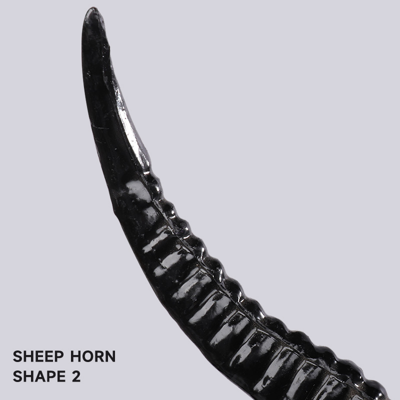Halloween costume headwear, sheep horn headband, sheep horn cosplay, party and dance costume props, dark horn style