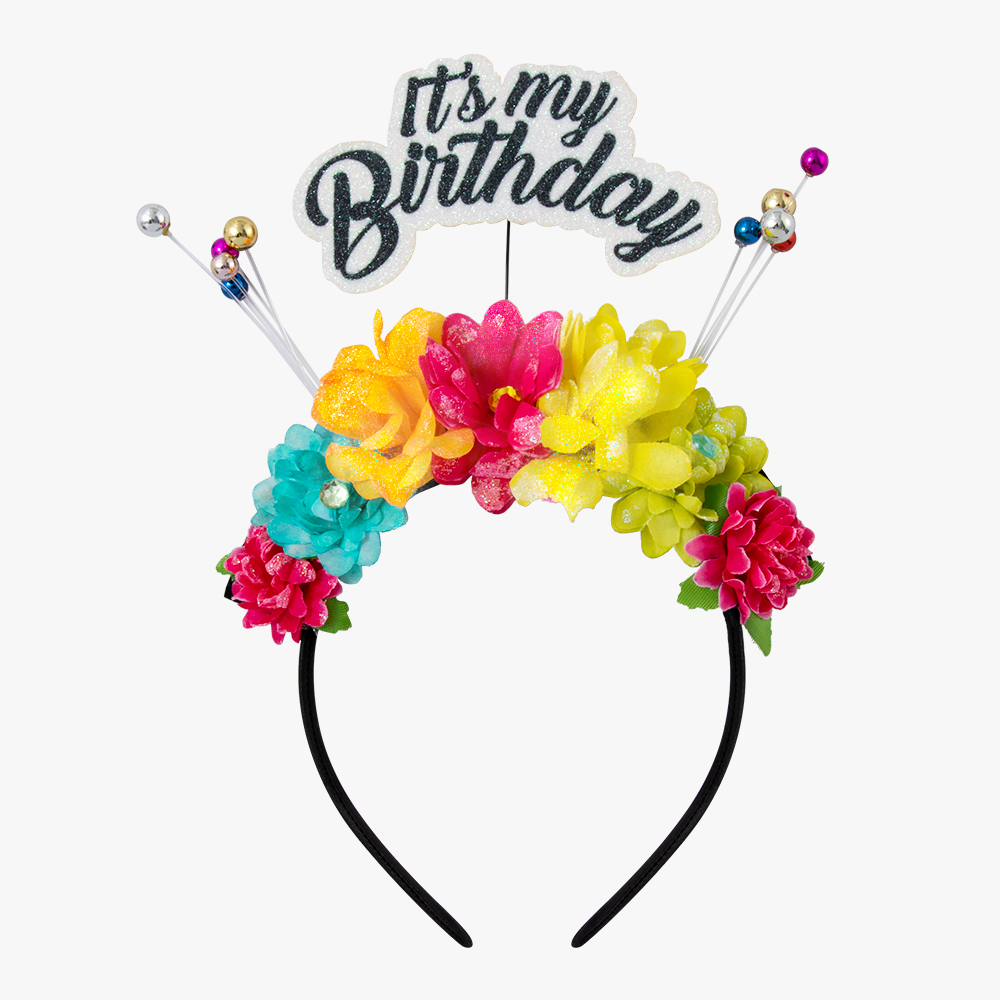 New high-quality dressing props, small beads, colorful flowers, birthday party headbands and headbands