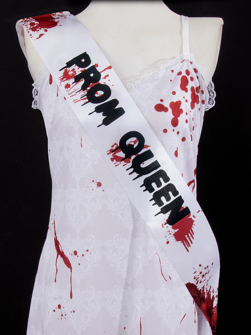 Halloween horror character Ghost Bride set, hand bouquet, shoulder strap, cosplay Ghost Festival costume, props