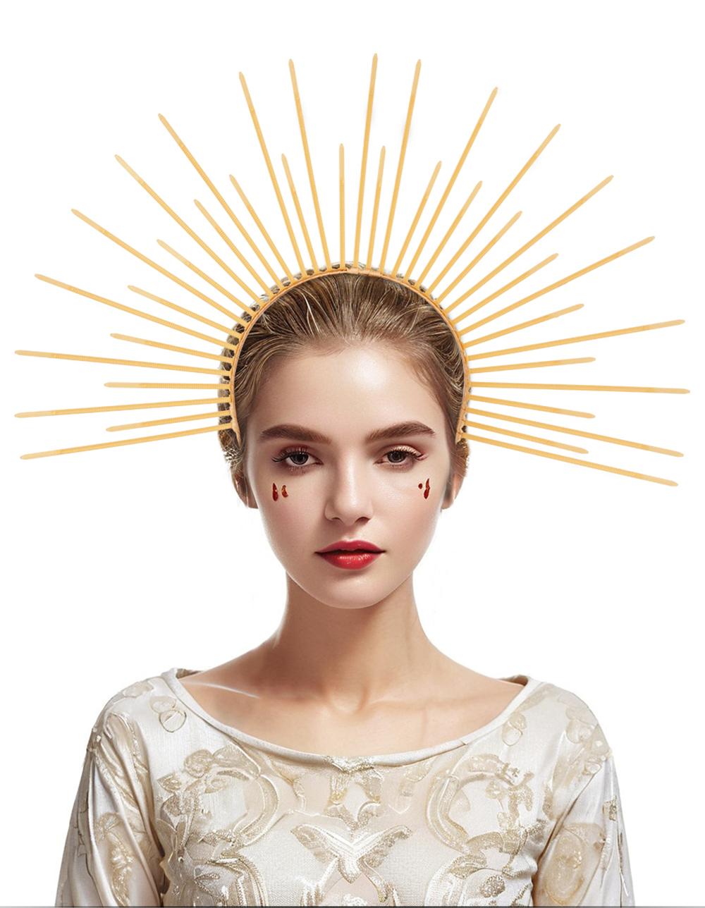 Exaggerated Sun God tie headband headwear for Halloween COSPLAY parties in Europe and America