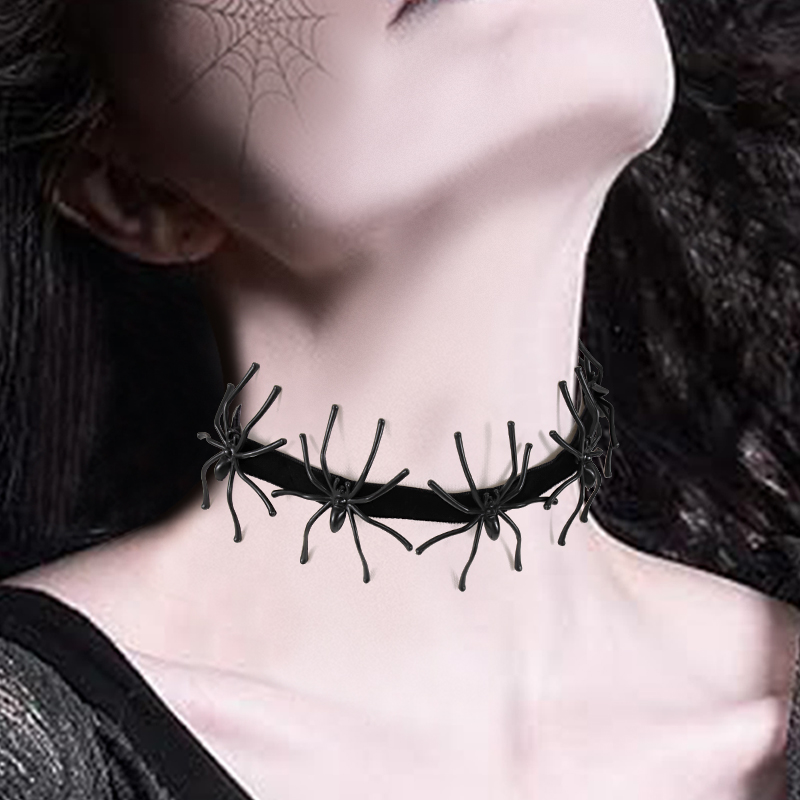 Halloween Spider Necklace