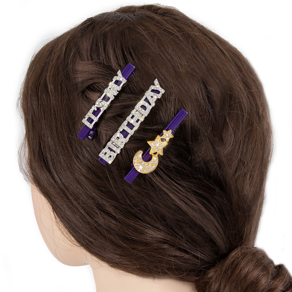 New product birthday party: Sparkling star bangs, hair clips, elegant and stylish hair accessories, headwear, women's festival outfit props