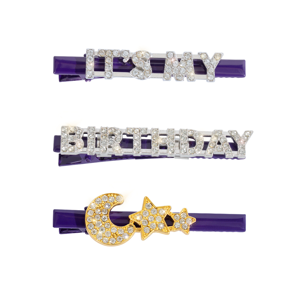 New product birthday party: Sparkling star bangs, hair clips, elegant and stylish hair accessories, headwear, women's festival outfit props