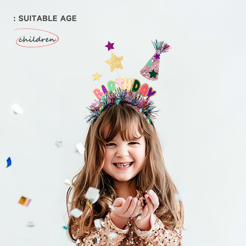 Happy birthday! Birthday headbands, accessories, props, a party for both adults and children