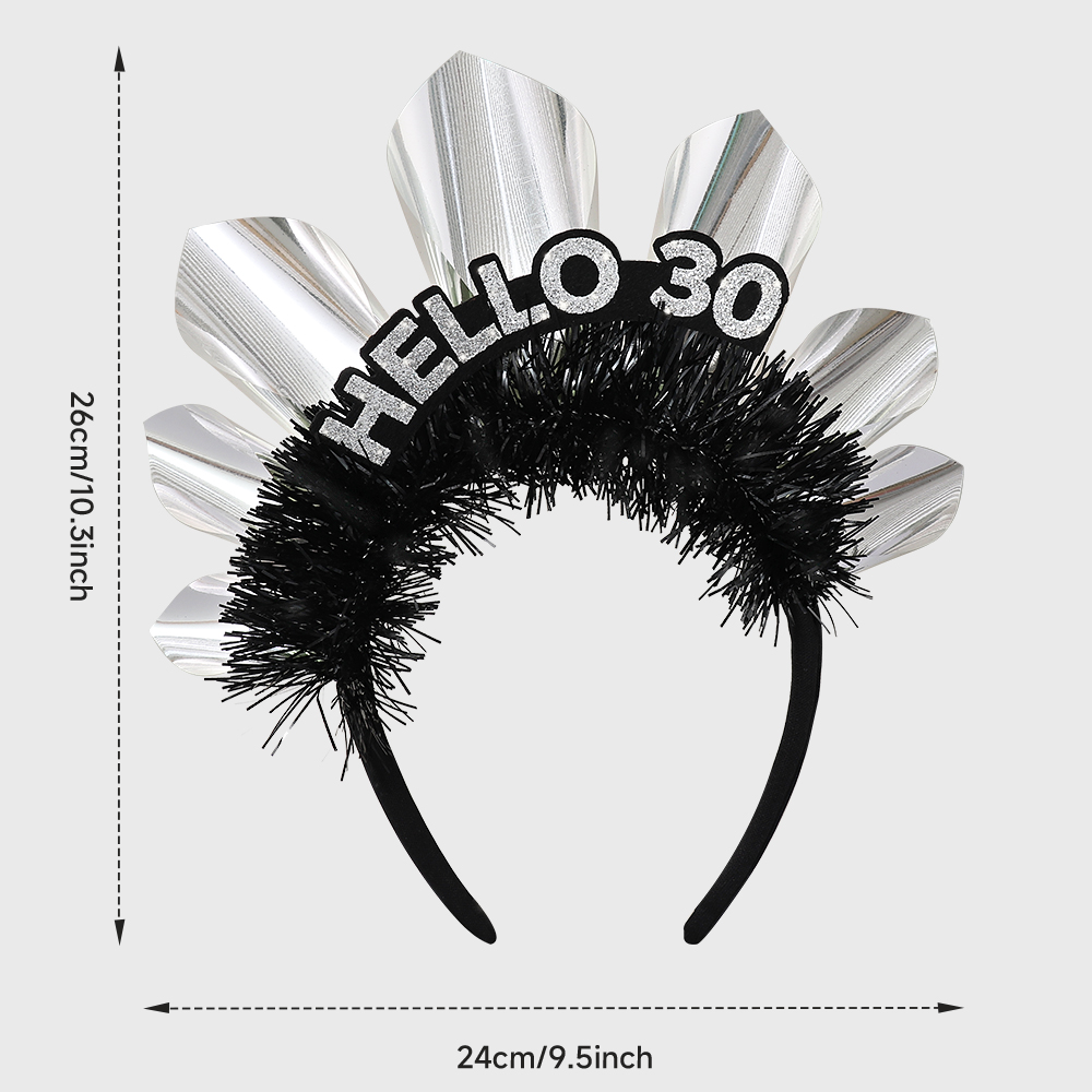 New birthday headband, birthday party, 30-year-old best friends and best friends carnival celebration party