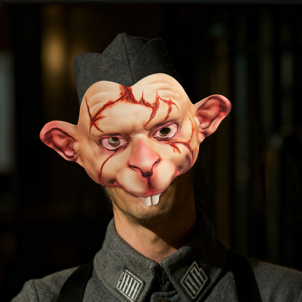 New cross-border Halloween animal masks, mouse masks, cosplay costume props, festival party balls