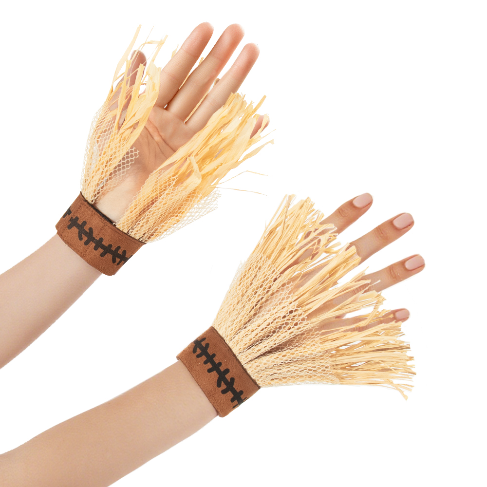 New Halloween COSPLAY Scarecrow three-piece set, hairband glove set, clothing accessories, character costume