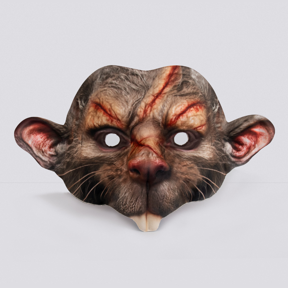 New cross-border Halloween animal masks, mouse masks, cosplay costume props, festival party balls